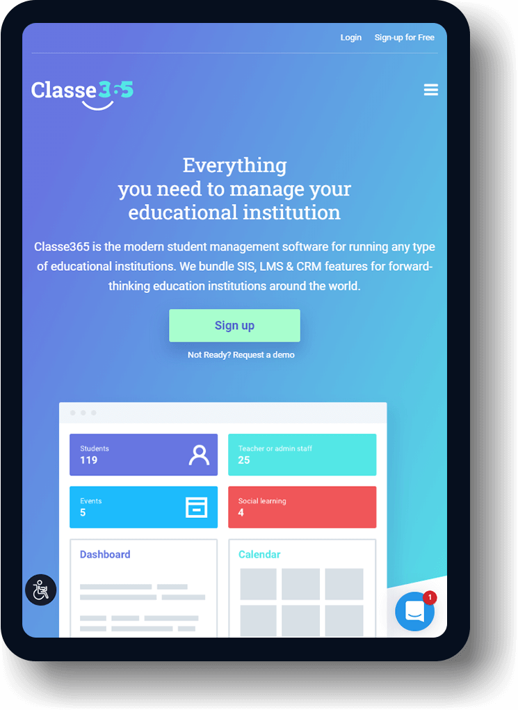 Classe365 case study ipad potrait