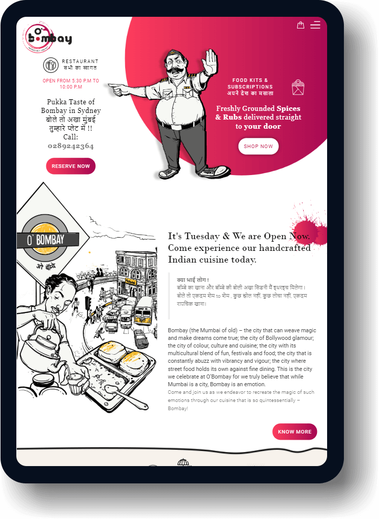 OBombay Case study portrait